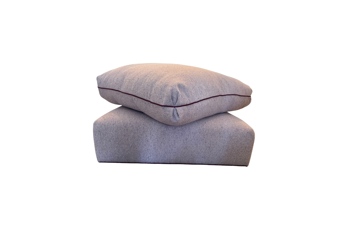 STACKED PILLOW OTTOMAN