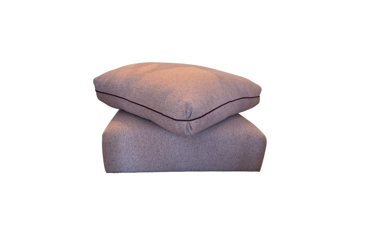 STACKED PILLOW OTTOMAN