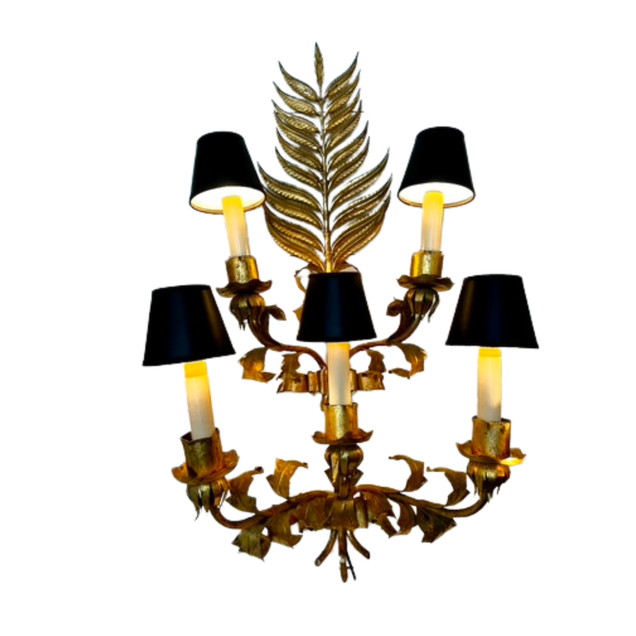 Gilded Candelabra Sconce
