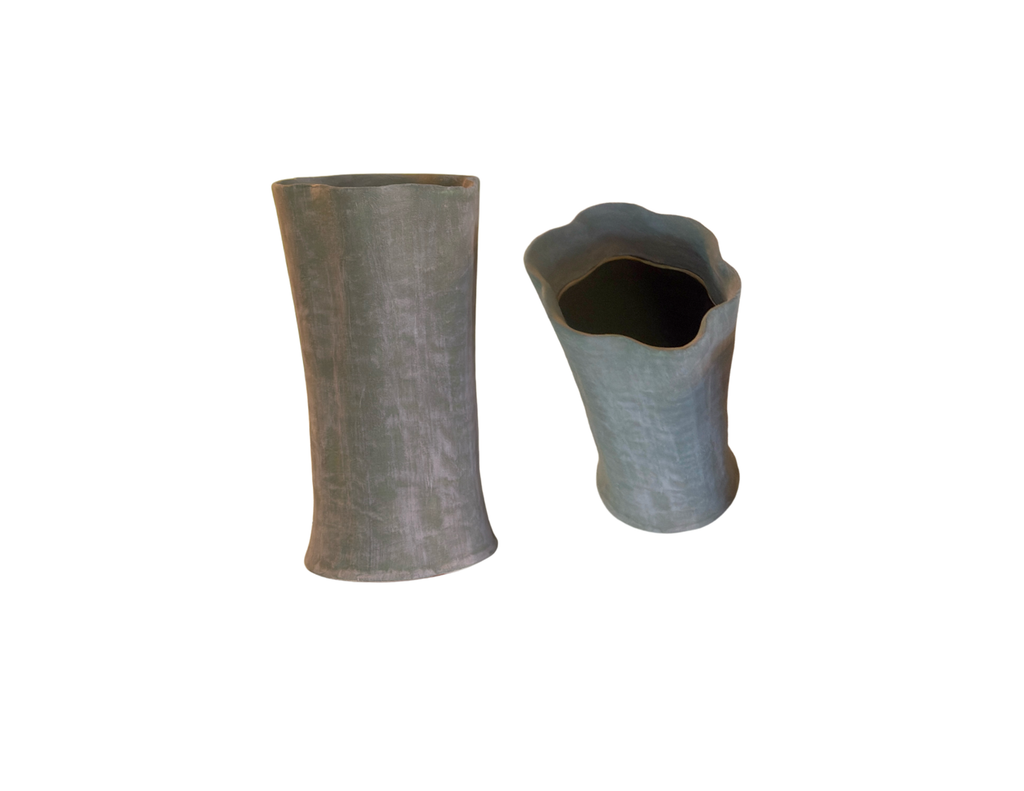 JULIE TERESTMAN FLUTED VASE