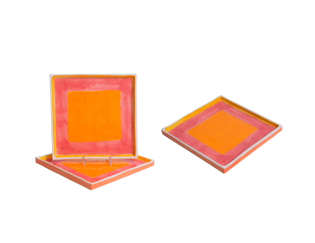 COLORFIELD SQUARE TRAY - LARGE