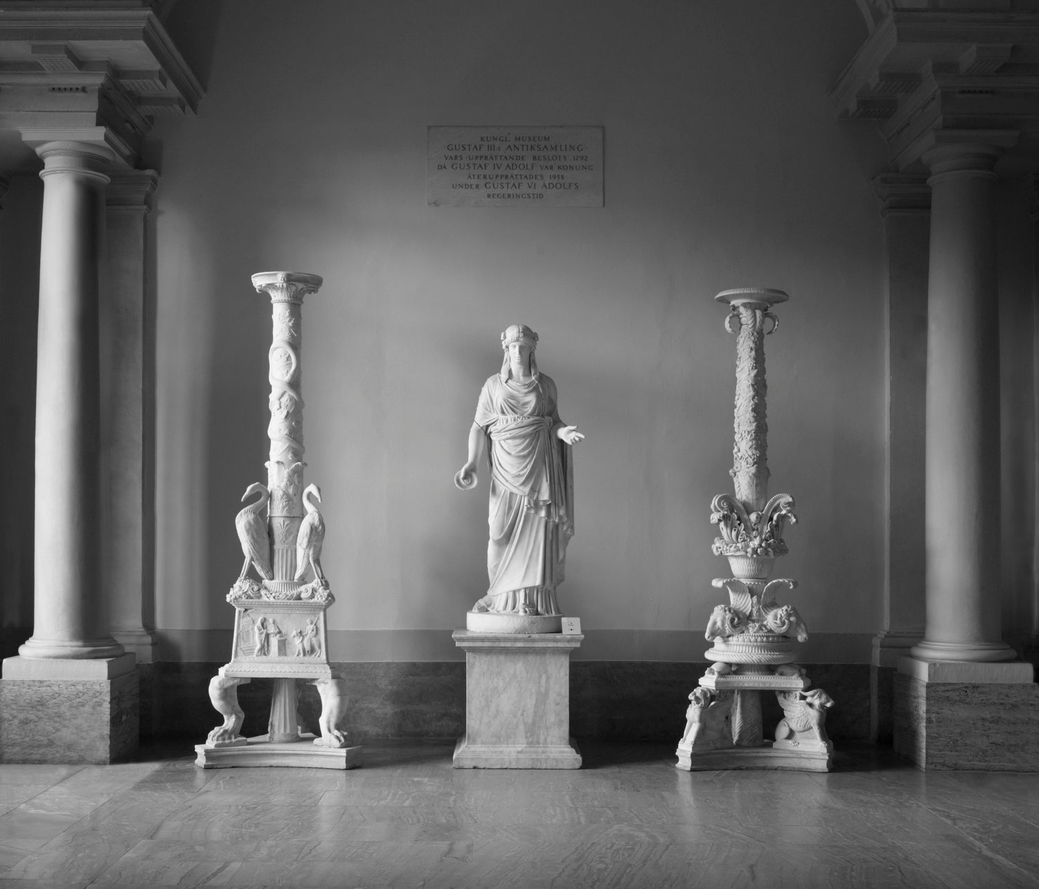 Gustav lll’s Museum of Antiquities (Black + White)