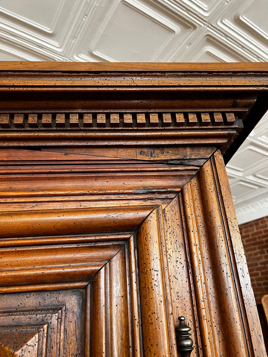 Dutch 18th Century Ornate Armoire