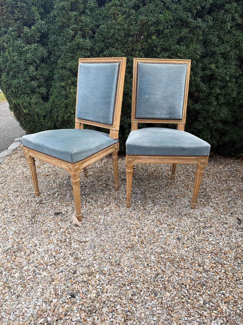 19th CENTURY DINING CHAIRS SET OF 2