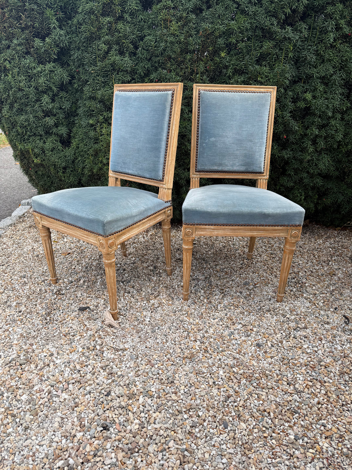 19th CENTURY DINING CHAIRS SET OF 2