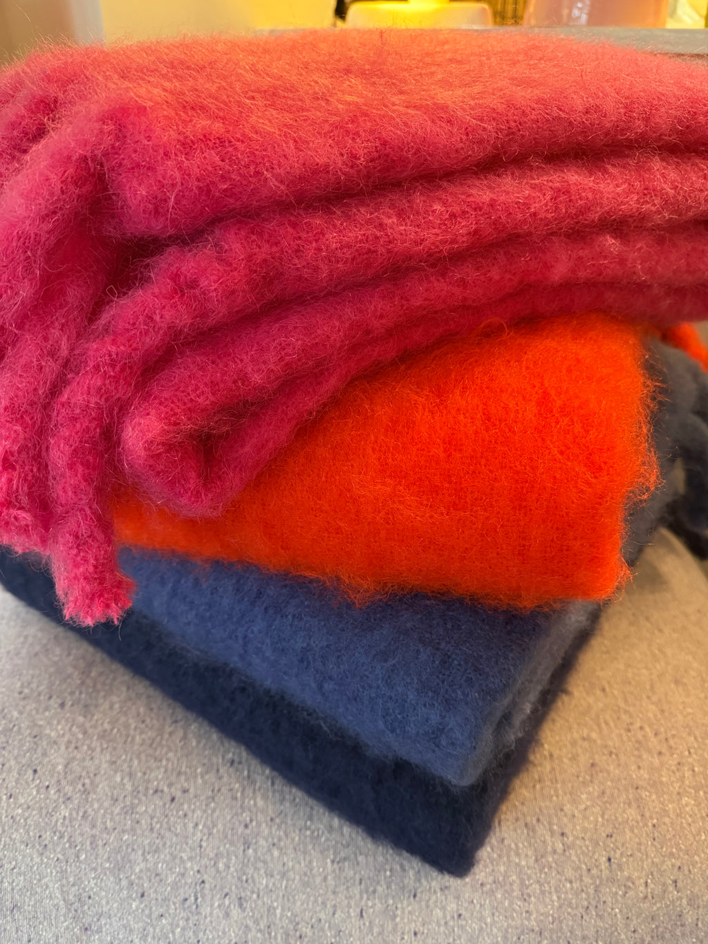 MOHAIR THROW