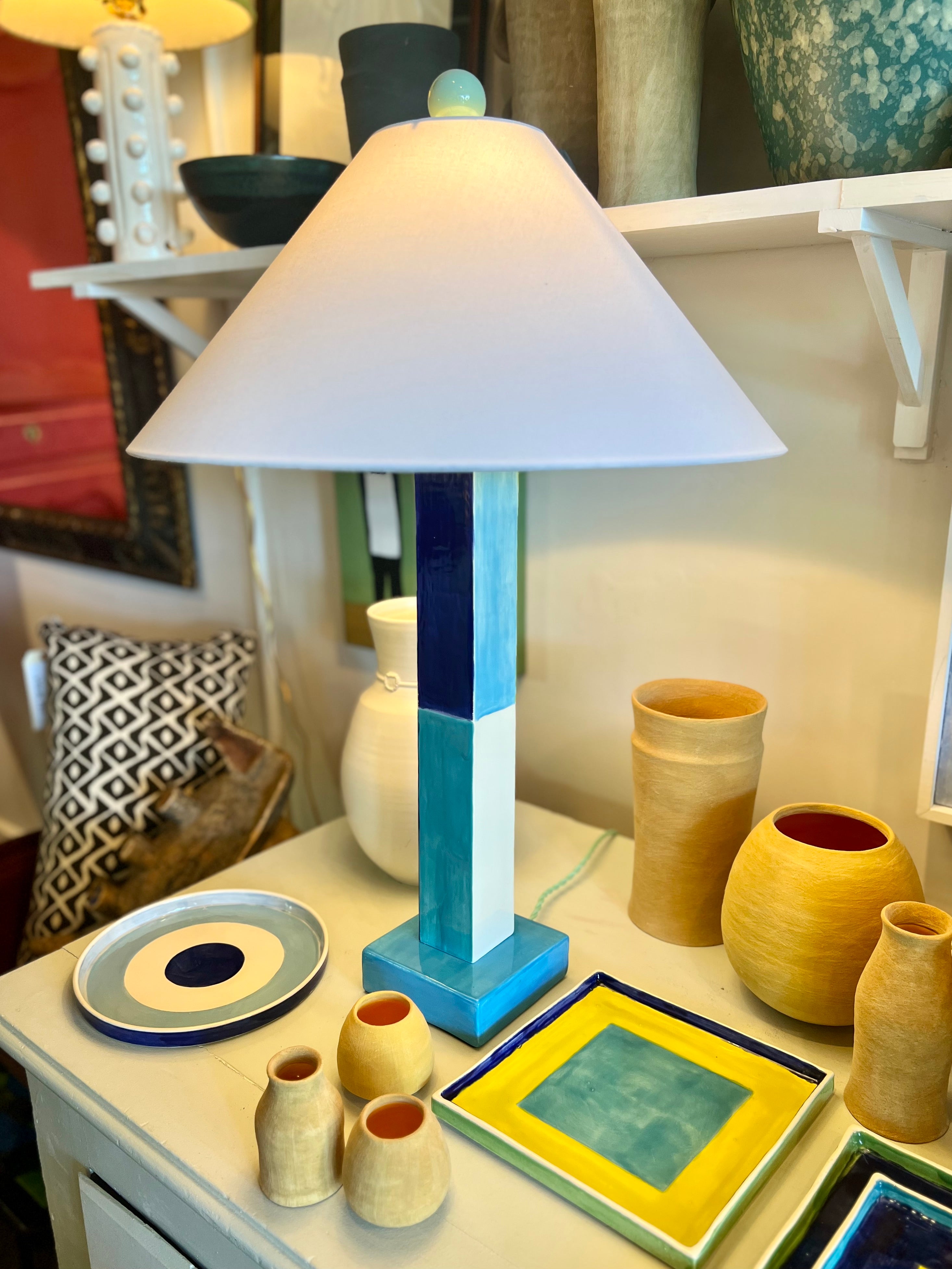 Colorfield Column Lamp in Oceanview
