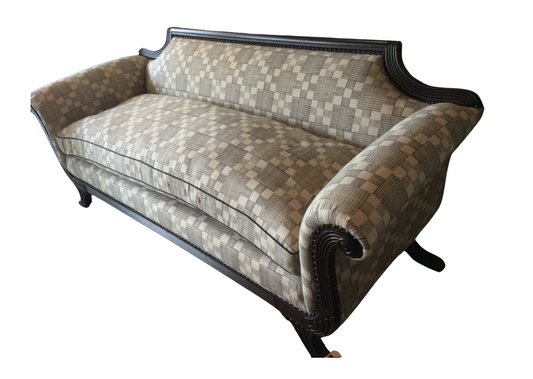 Federal Style Sofa in Jennifer Shorto Fabric