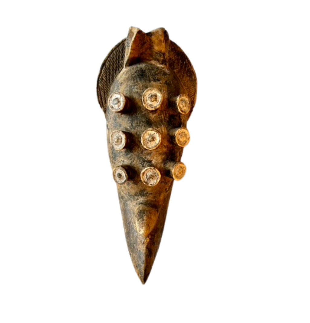 African Mask - White