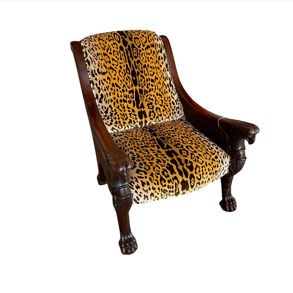 Mid-19th Century Mahogany Recliner