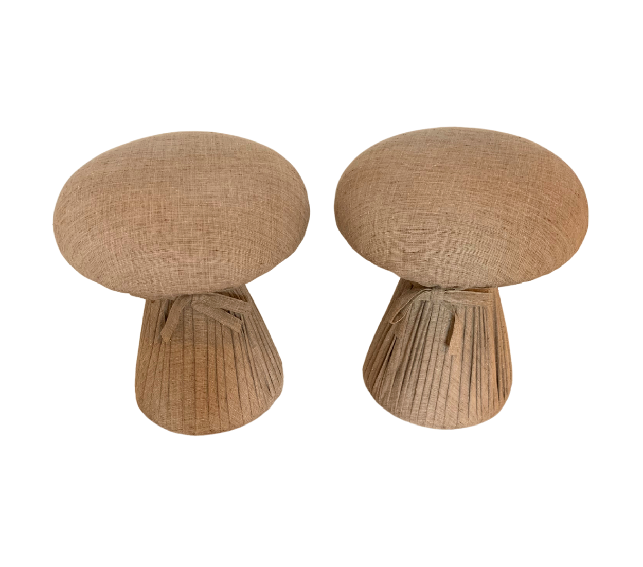 PM Mushroom Stool in Linen