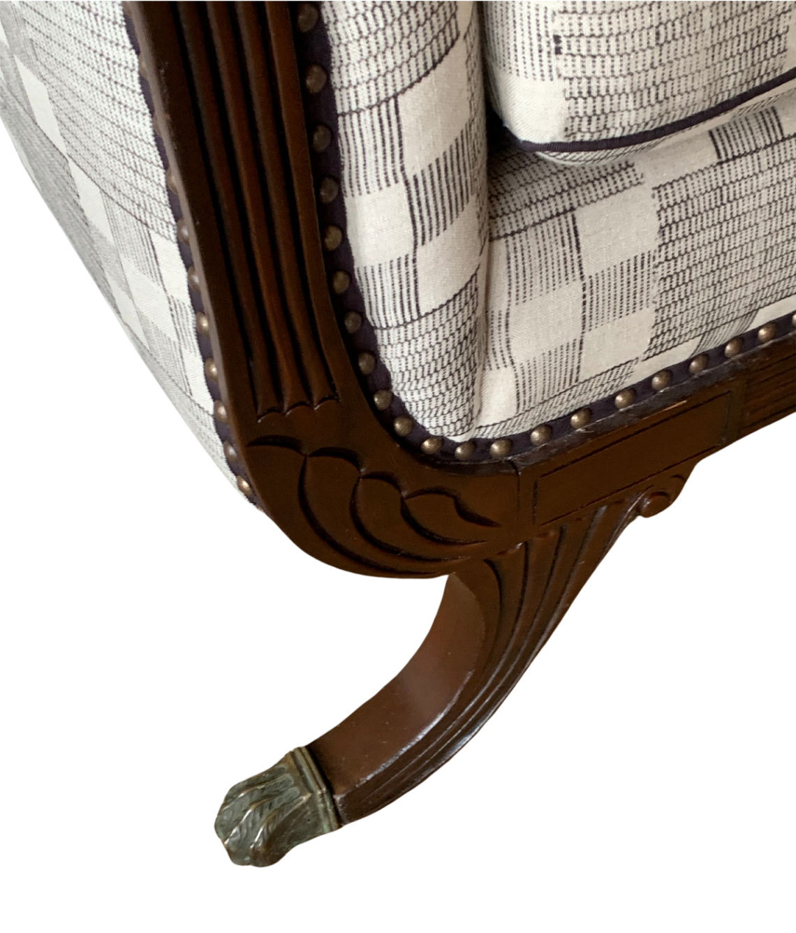 Federal Style Sofa in Jennifer Shorto Fabric