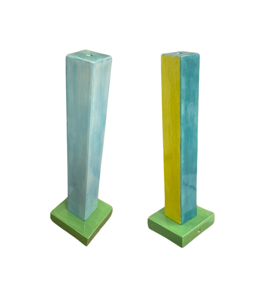 Candlestick Colorfield Lamps