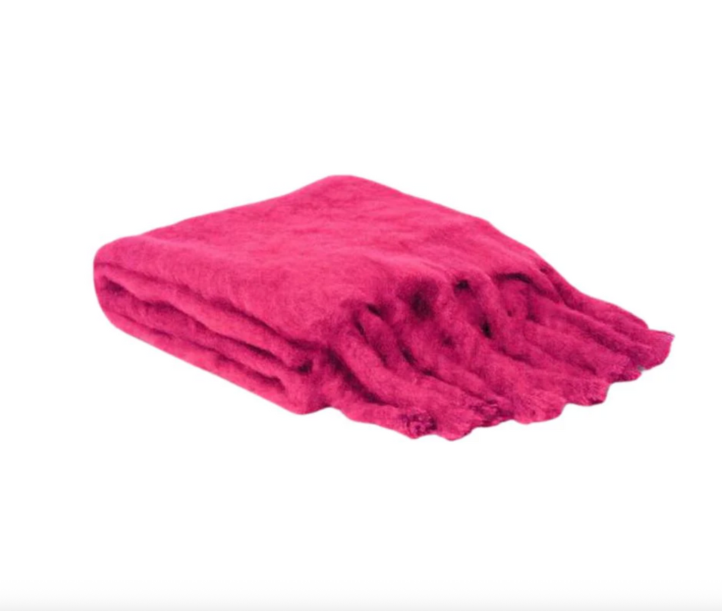 MOHAIR THROW