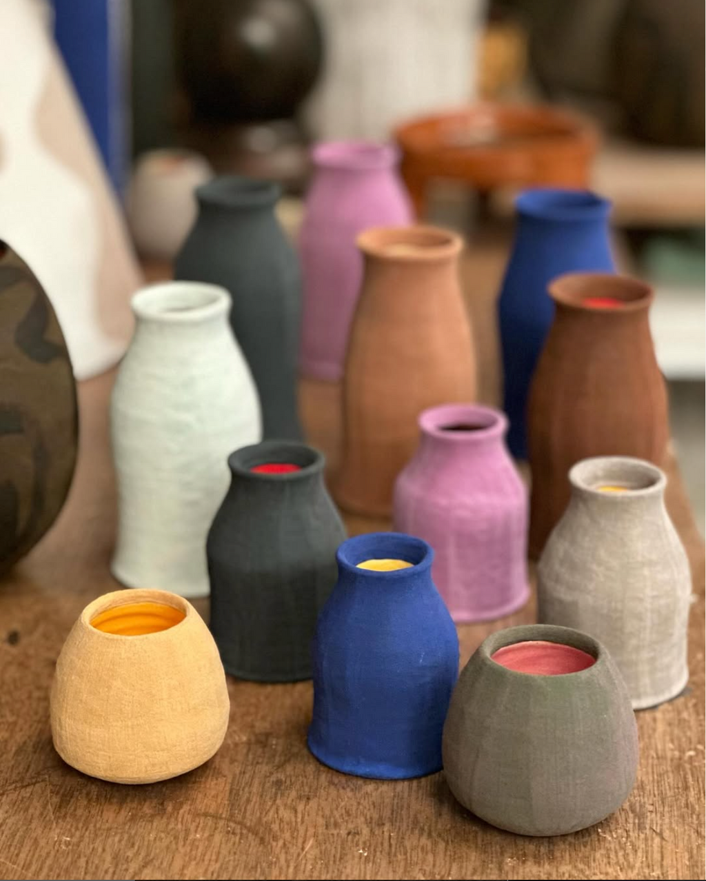 JULIE TERESTMAN DINO EGG VASE